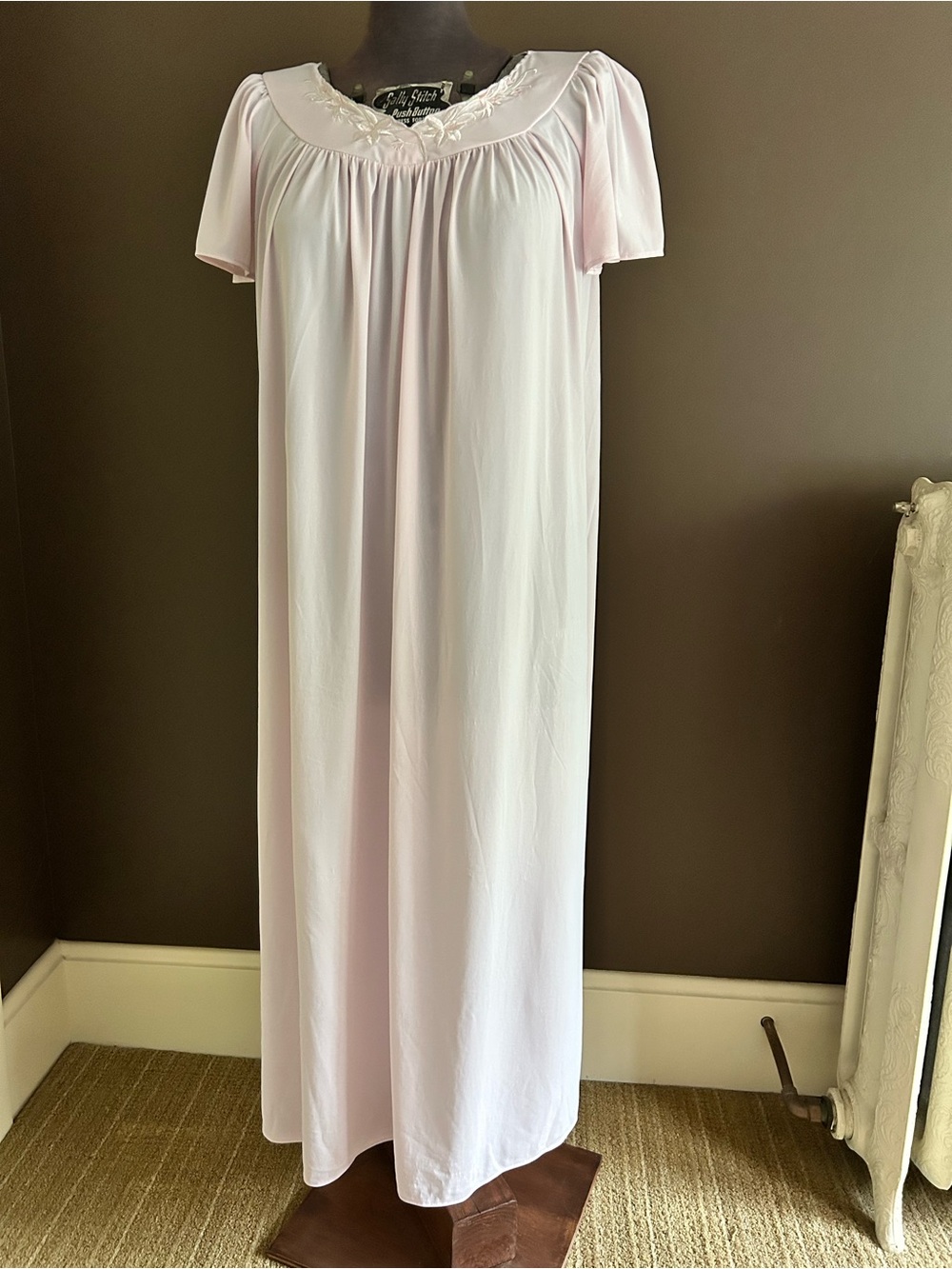 Miss Elaine Pale Pink Women's Nightgown Dress